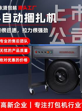 台式AS-10F打包机全半自动热熔电商纸箱包装机捆扎机封箱机PP带