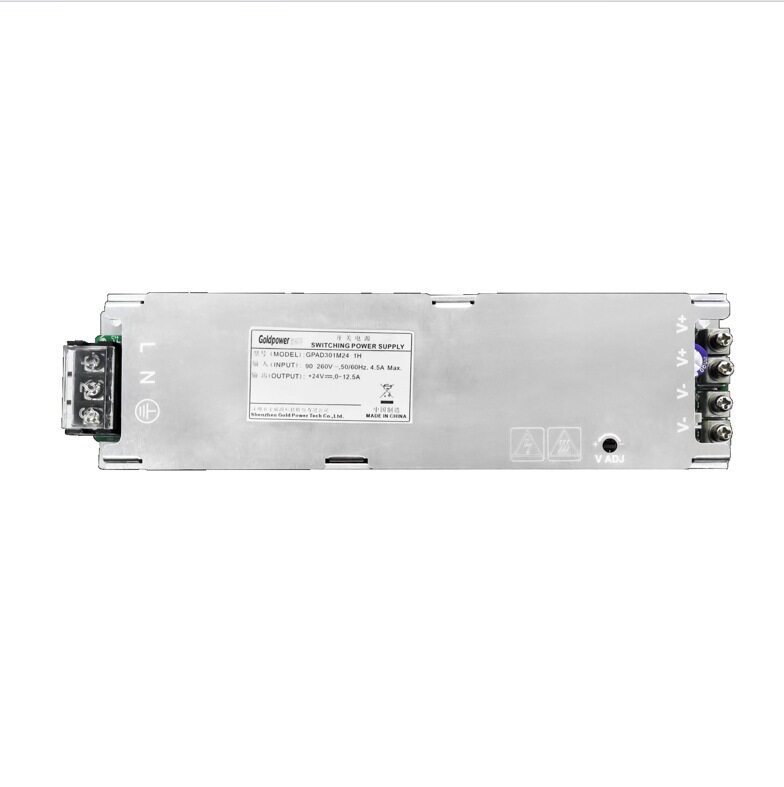 300W定制电源GPAD301M24-1L输出24V/12.5A输入90~264Vac