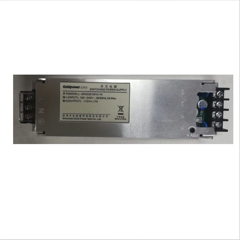 200W定制电源GPAD201M系列输入:90~264VAC;电压电流12V17A