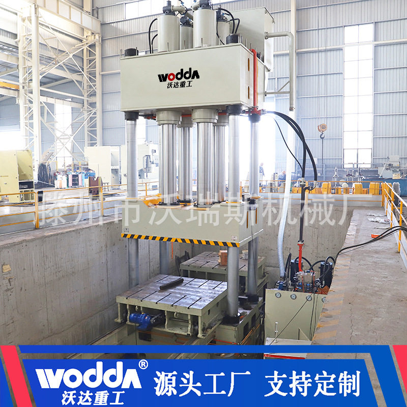 1500吨SMC华夫板华夫筒成型四柱液压机1600吨奇氏板筒模压油压机