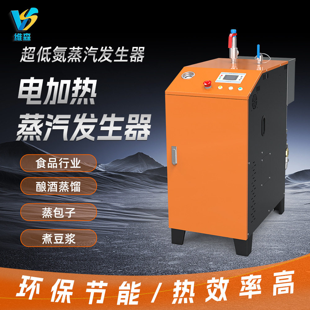 维森定制30kw电加热蒸汽发生器食品加工杀菌小型蒸汽产生工业设备