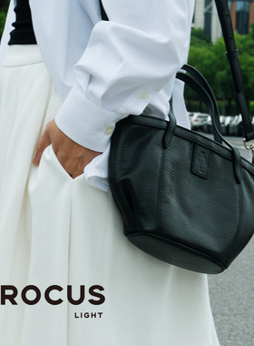 迪门斯  X  CROCUS 联名墨韵半月手提包时尚简约百搭单肩包 GZ002