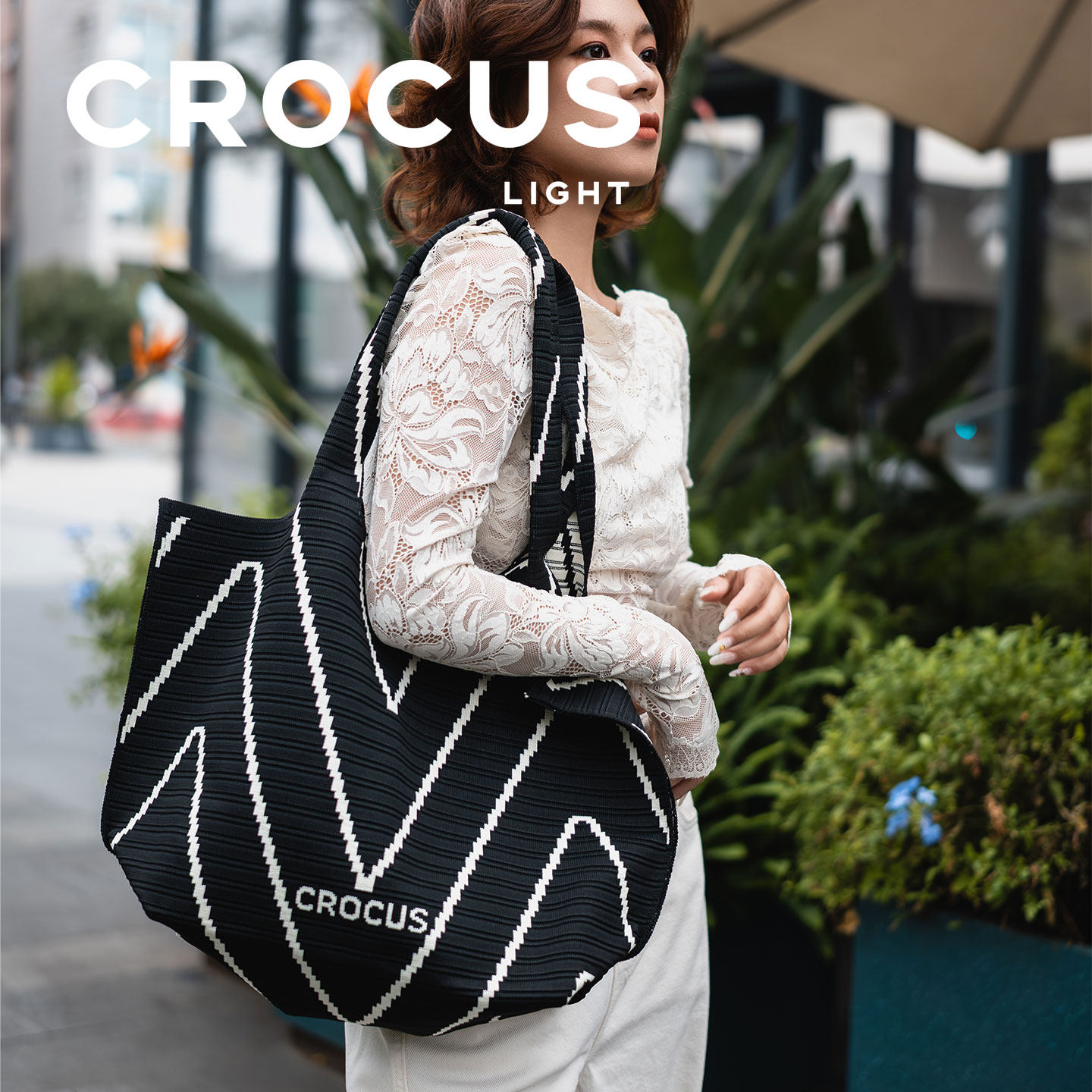 CROCUS Light系列咖啡交响飞织大托特包 FZ04,箱包皮具/热销女包/男包,托特包,淘宝优惠券,粉丝福利购,淘宝优惠卷