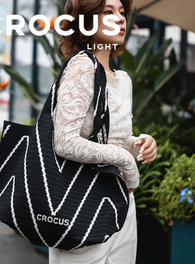 CROCUS Light系列咖啡交响飞织大托特包 FZ04
