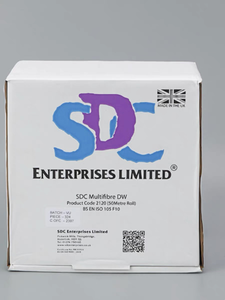 SDC多纤布六色布 DW 多纤维贴衬织物ISO多纤维布洗水布色牢度测试