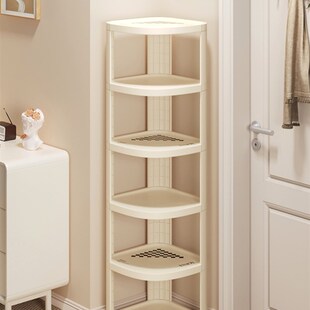 鞋架家用门口多层小型窄款简易入户门墙角三角鞋架宿舍塑料省空间