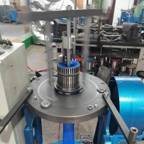 全自动尼龙网扁丝PP网汽车消音过滤排气阀滤网针织机厂家直供