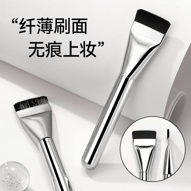 韩国面膜刷软毛美容院专用一字型粉底刷平头无痕粉底液刷底妆面膜