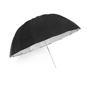 深口摄影伞反光伞黑银反射柔光太阳摄影抛物线伞16根纤维伞骨