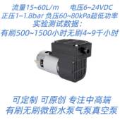 工厂销售直流微型气泵微型充气打气泵超大流量20 60L min12v24v