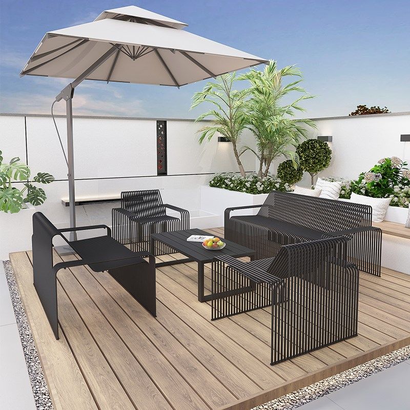 铝合金户外沙发防晒防水铁艺室外庭院阳台休闲阳光房家具茶几双人,住宅家具,户外沙发,淘宝优惠券,粉丝福利购,淘宝优惠卷