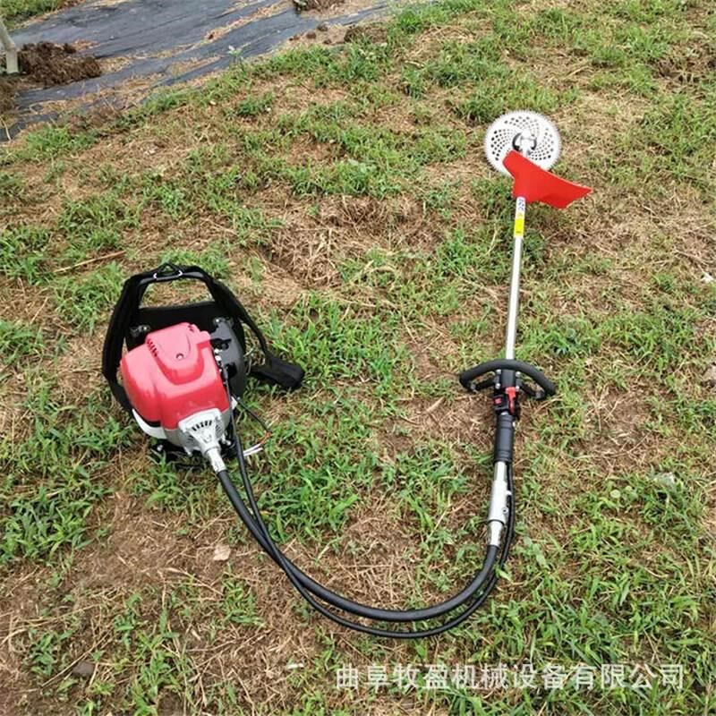 小型电动背负式割草机 多功能汽油除草机 侧挂式小麦茼蒿收割机器