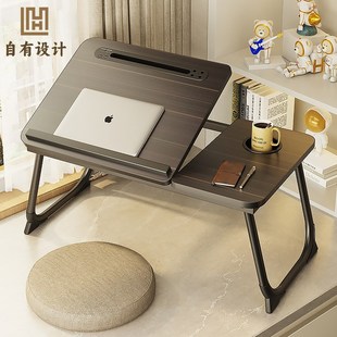 可折叠床上小桌子笔记本电脑桌懒人桌大学生宿舍写字桌课桌膝上桌