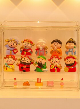 五路财神爷桌面招财摆件办公室店铺客厅酒柜家居装饰乔迁新居礼品