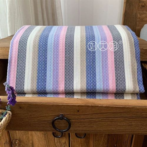 刘大姐家  纯棉老粗布提花正幅无拼接贴身床单 睡单1.5m床 32支纱