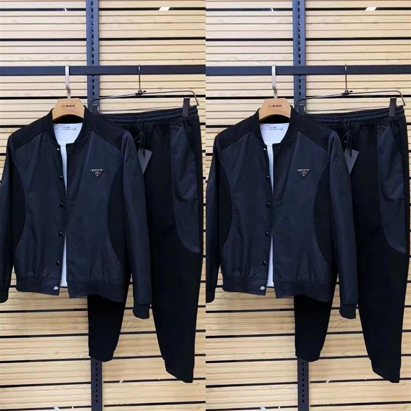 2286春季男士牛仔套装潮牌棒球领秋装外套小脚裤休闲运动两件套男,男装,休闲运动套装,淘宝优惠券,粉丝福利购,淘宝优惠卷