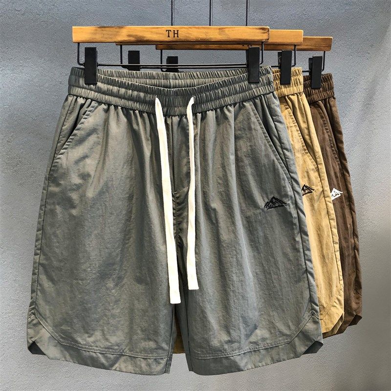 户外旅行夏季轻薄速干运动休闲短裤男士宽松五分裤美式复古裤子男,男装,短裤,淘宝优惠券,粉丝福利购,淘宝优惠卷