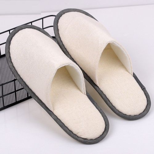 拖鞋家用招待客人一次性高档酒店宾馆民宿专用便携式旅行四季棉麻