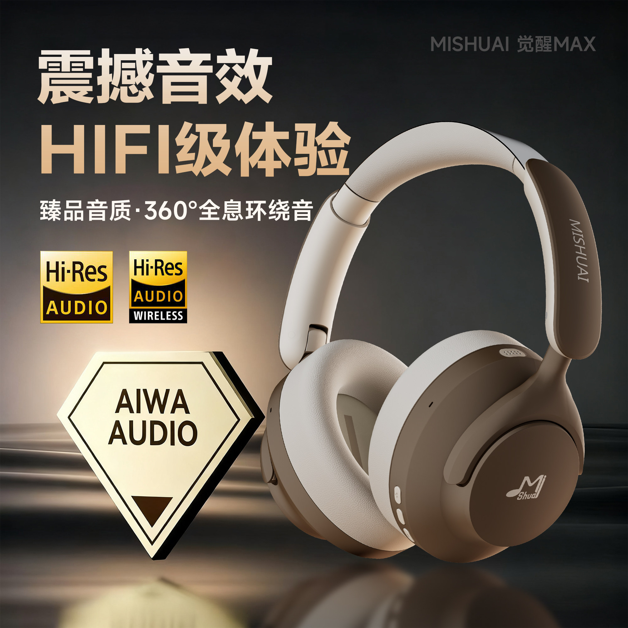 HiFi旗舰级音效主动降噪蓝牙耳机图片