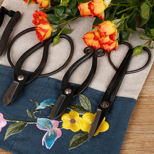 日式花艺剪刀池坊插花剪家用修枝剪小原流园艺剪花艺师专用剪花剪