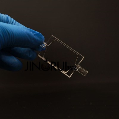 石英比色皿5mm流动比色皿实验室玻璃器皿一体成型定制比色皿石英