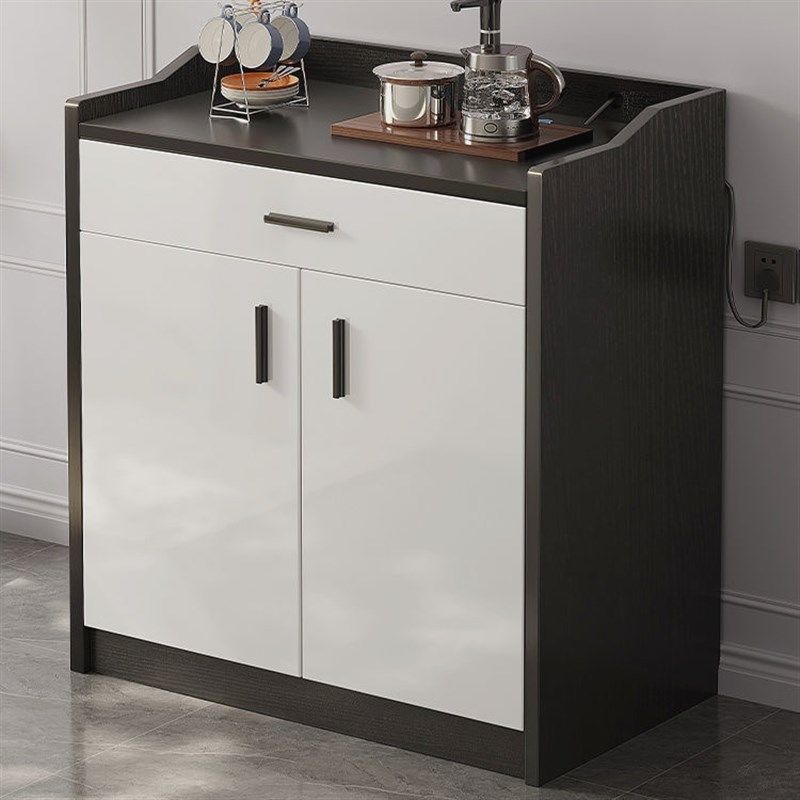 实木茶水柜简约现代餐边柜子储物柜厨房碗橱柜客厅一体靠墙柜子,住宅家具,餐边柜,淘宝优惠券,粉丝福利购,淘宝优惠卷