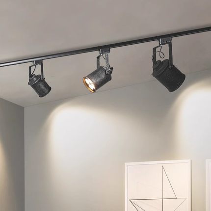 服装店射灯led天花灯店铺商用超亮家用导轨式工业风背景墙轨道灯