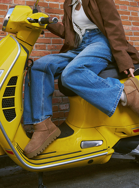 隆丰出品/起程柔享系列-厚底mini雪地靴SW5W679YW2025冬季新款