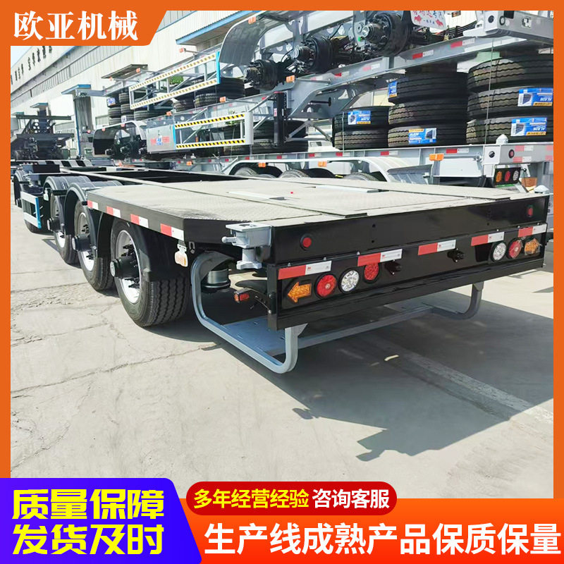 13米外贸集装箱平板半挂车 港口物流运输平板挂车集装箱平板半挂,五金/工具,其他专用车,淘宝优惠券,粉丝福利购,淘宝优惠卷