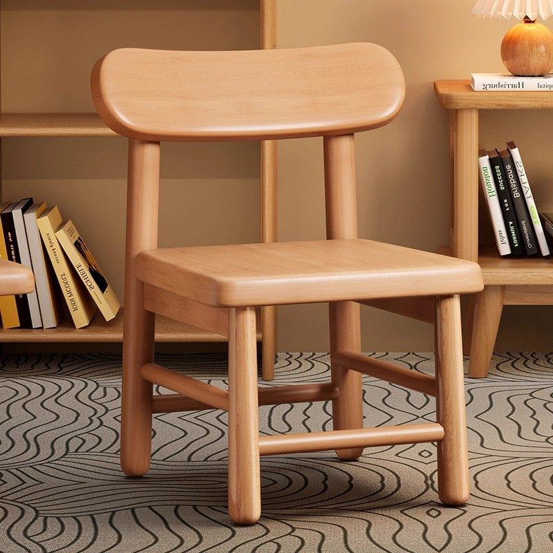 现代靠背椅北欧蝴蝶椅简约实木餐椅家用橡胶木餐椅纯实木餐厅凳子