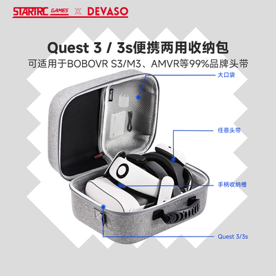 Quest3/3s收纳包适用Bobovrs3