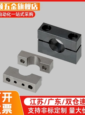 浮动接头固定座HLRC 6 8 10 13 18 钢制顶部安装法兰型HLRCH气缸