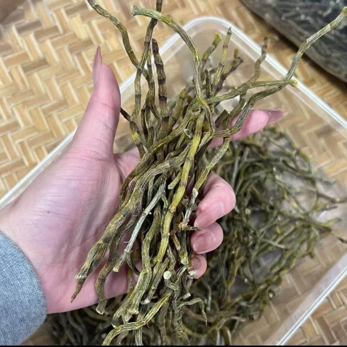 【恩施溯源】正宗铁皮石斛干条无渣胶质饱满晒干粗条胶多枫斗