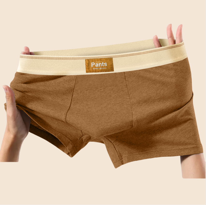 【下单立减50】优质棉大码男士内裤透气中腰青年四角裤男款_WF