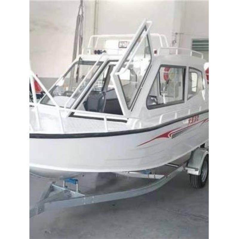 铝合金快艇 冲锋舟路亚钓鱼船捕鱼小船游艇海钓船高速5.3米冲锋舟