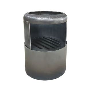 加厚4mm农村取暖炉柴火钢胆柴胆炉铸铁回风炉火炉内胆芯炉桥配件