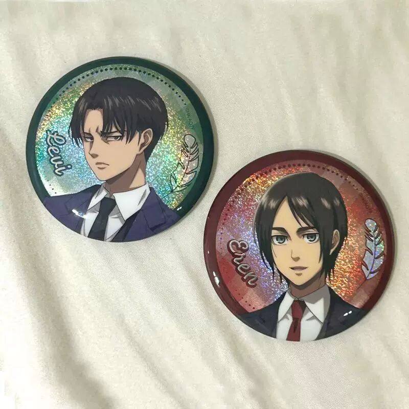 进击的巨人2025台北漫展博览会新品炫彩徽章利威尔韩吉艾伦盲抽,模玩/动漫/周边/娃圈三坑/桌游,动漫徽章/立牌,淘宝优惠券,粉丝福利购,淘宝优惠卷