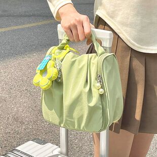 化妆包便携式小高级化妆包小型便携化妆品收纳包袋外出旅行便携手