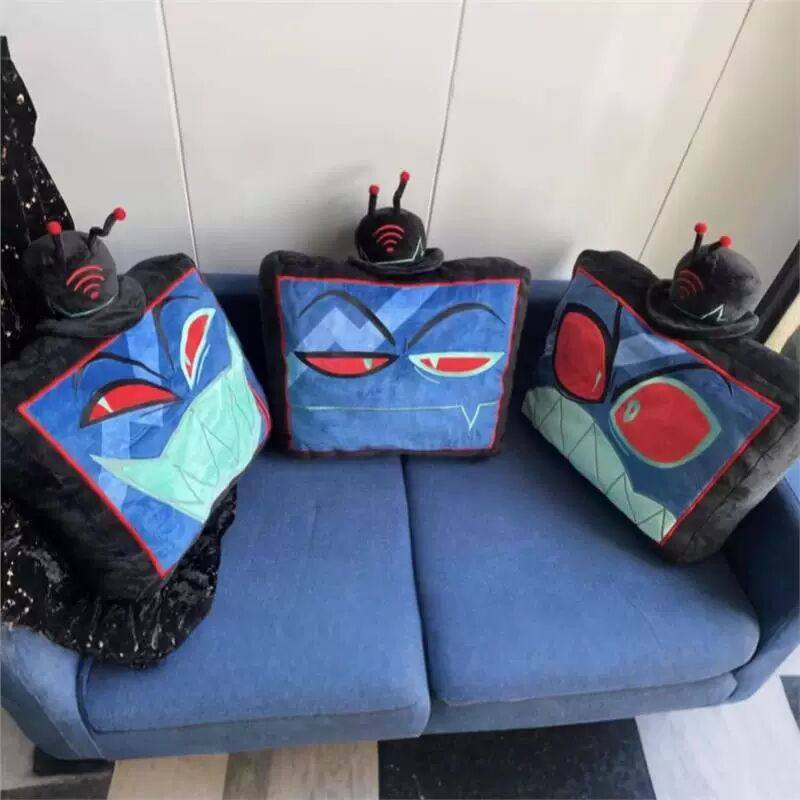 地狱客栈周边抱枕小红书同款毛绒玩具玩偶沙发靠垫靠枕送人礼物,模玩/动漫/周边/娃圈三坑/桌游,动漫徽章/立牌,淘宝优惠券,粉丝福利购,淘宝优惠卷