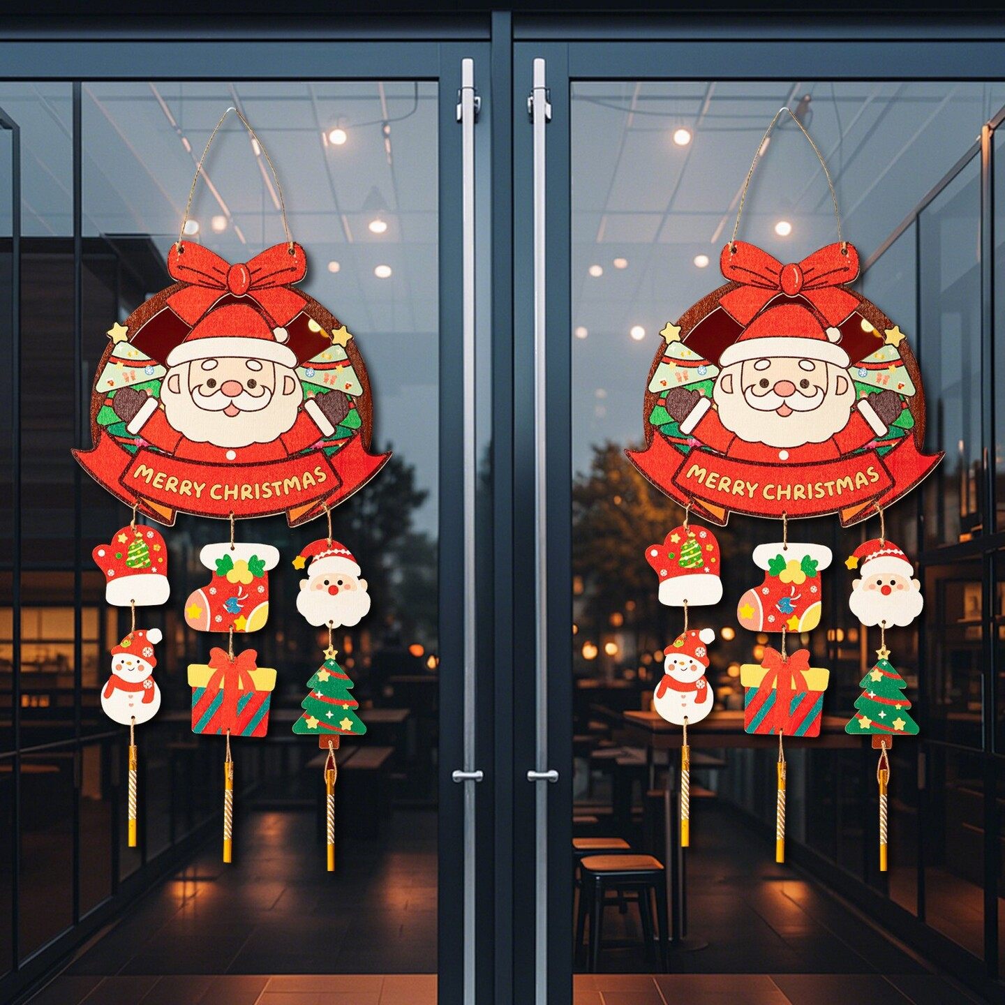 圣诞节装饰品场景氛围布置墙面木质入户门挂件圣诞树发光挂饰挂牌,节庆用品/礼品,圣诞装饰品,淘宝优惠券,粉丝福利购,淘宝优惠卷