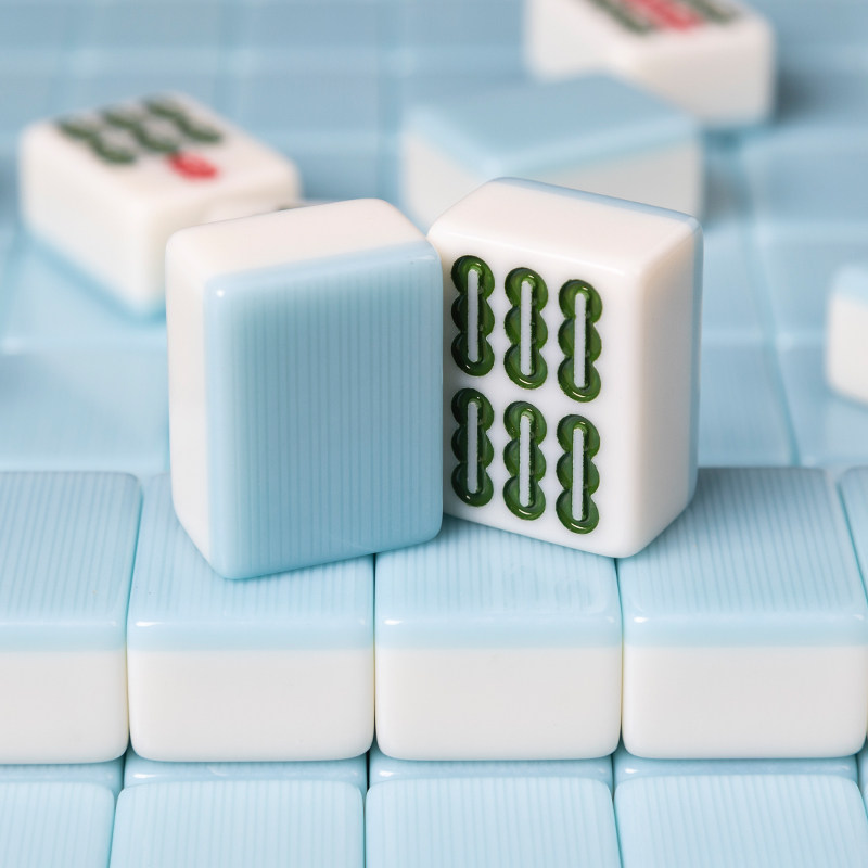 麻将正常尺寸牌家用手搓手打一级大中号高颜值麻雀送礼物桌布骰子