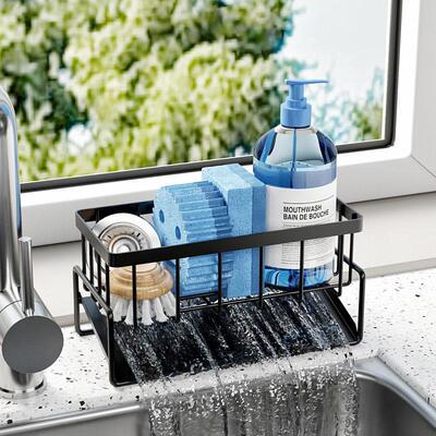 Kitchen Sink Storage Rack 1 Count Stainless Steel Sink