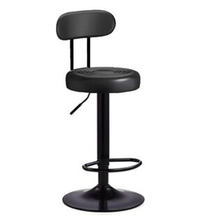 酒吧椅旋转升降椅吧台椅靠背高脚凳吧凳子收银台前台椅子高款80cm