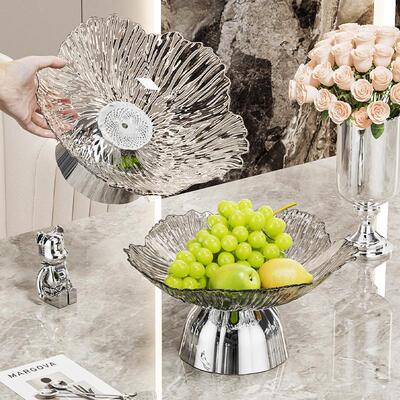 Oval Shaped Fruit Bowl Fruit Snack Bowl Kitchen Decorative