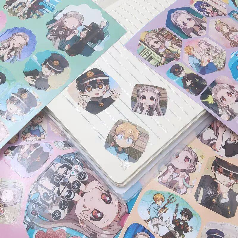 地缚少年花子君手账贴纸卡通动漫二次元周边八寻宁宁源辉源光七峰,模玩/动漫/周边/娃圈三坑/桌游,收藏卡牌/卡片,淘宝优惠券,粉丝福利购,淘宝优惠卷