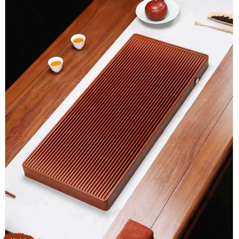 40支无边框电木茶盘德国高端电胶木茶台新款储排两用茶海中式家用