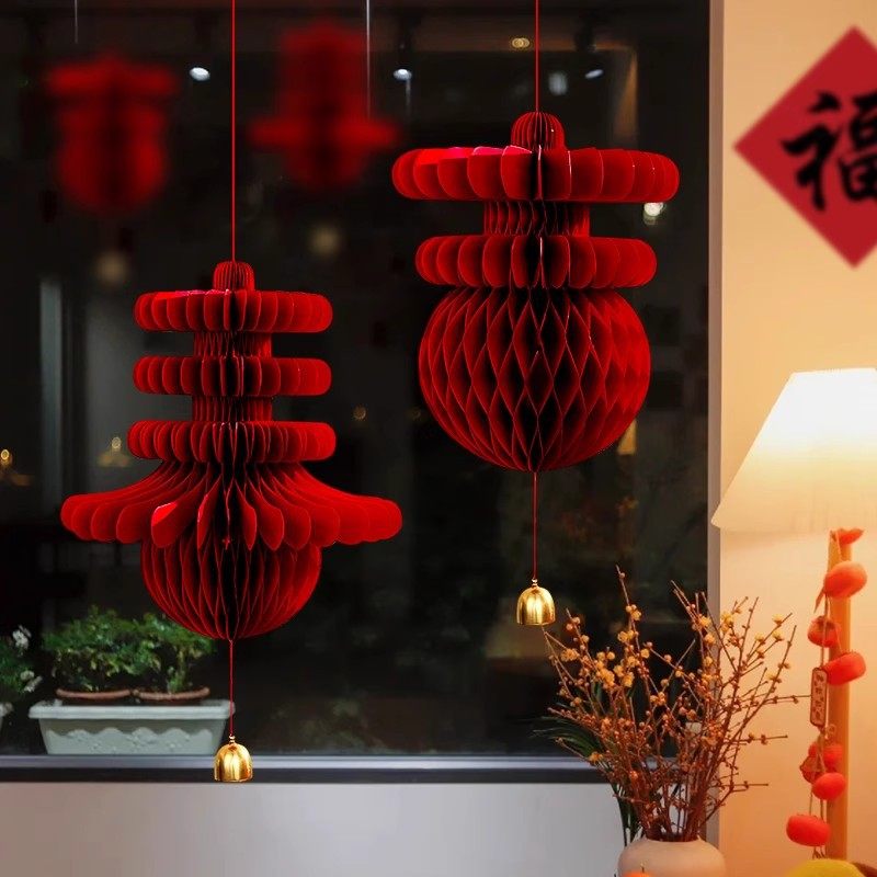 2026新年装饰用品元旦壁挂灯笼中式马年客厅场景布置春节装饰挂件,节庆用品/礼品,福字/窗花/窗贴,淘宝优惠券,粉丝福利购,淘宝优惠卷