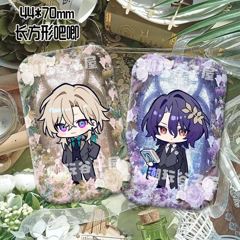 崩铁星铁阮梅流萤知更鸟黄泉花嫁系列q版方形双闪吧唧反光谷徽章,模玩/动漫/周边/娃圈三坑/桌游,动漫徽章/立牌,淘宝优惠券,粉丝福利购,淘宝优惠卷