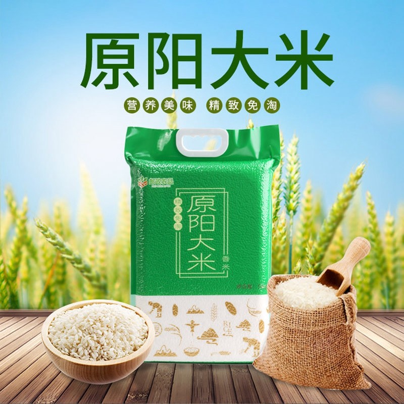 2025年新米航奇原阳大米10斤免淘洗新老包装随机发