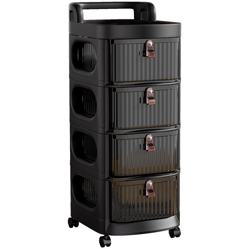 收纳小推车置物架抽屉式落地多层零食化妆用品储物柜多功能收纳柜,收纳整理,整理架/置物架/收纳架,淘宝优惠券,粉丝福利购,淘宝优惠卷